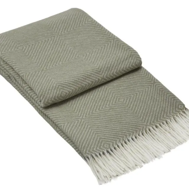 Hampton Collection Throw Blankets (Light Grey)