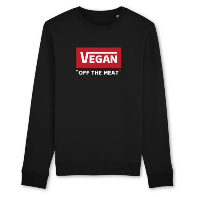 OFF THE MEAT - Organic Cotton Sweatshirt (Black)