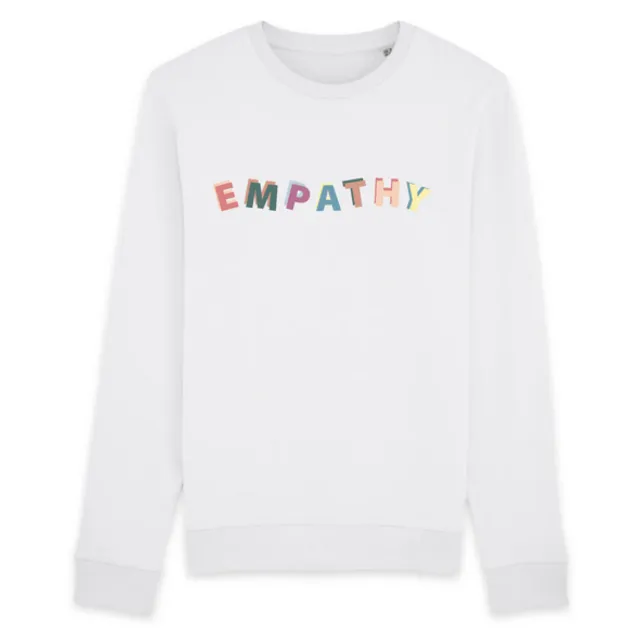 Empathy - Organic Cotton Sweatshirt (White)