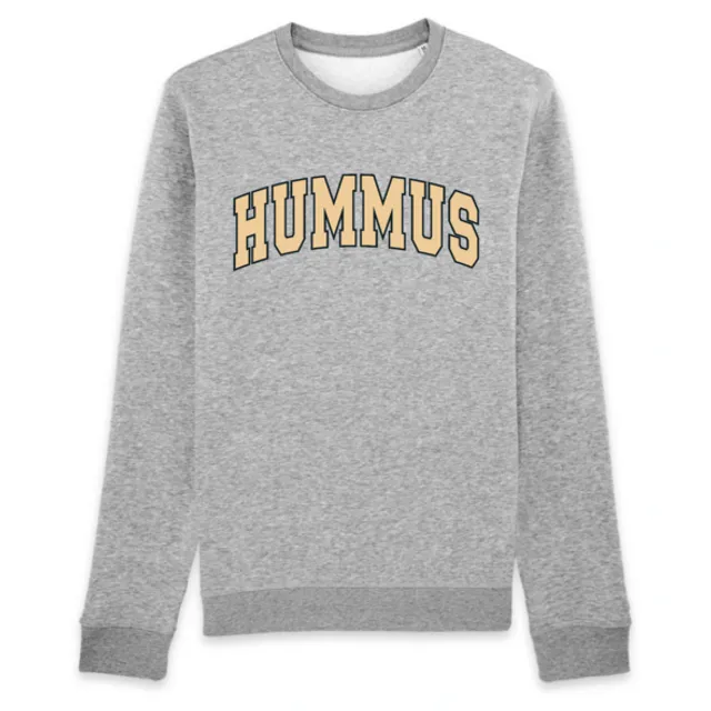 Hummus - Organic Cotton Sweatshirt (Grey)
