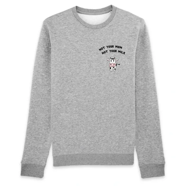 Not your Mom not your Milk - Organic Cotton Sweatshirt (Grey)