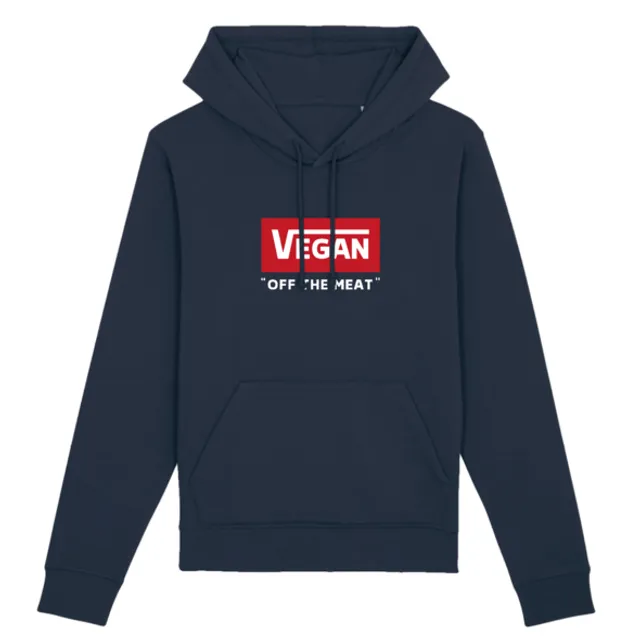 OFF THE MEAT - Organic Cotton Hoodie - Navy