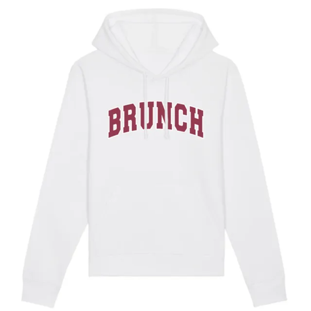 Brunch - Organic Cotton Hoodie - White