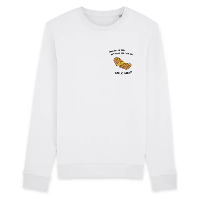 Sex is Cool - Organic Cotton Sweatshirt (White)