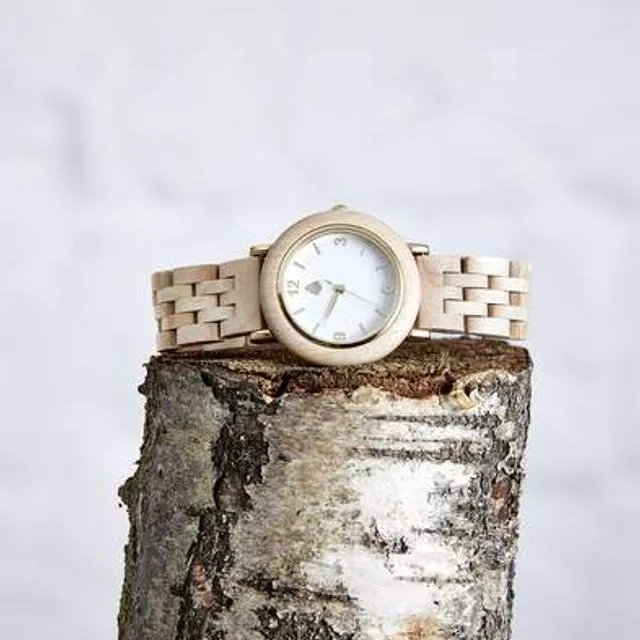 The Birch - Handmade Wood Vegan Watch