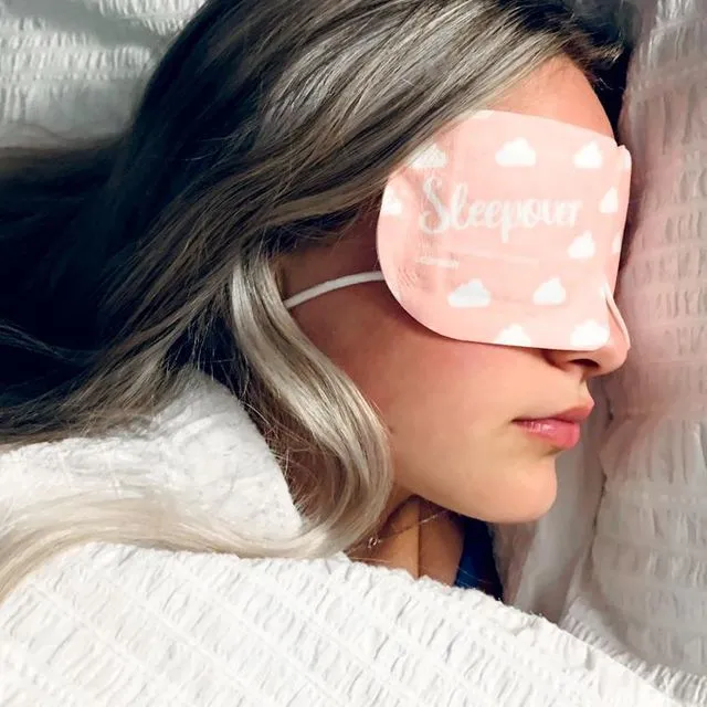 Sleepover rose scented self-heating sleep mask (5 Pack) by Popmask (Pack of 10)