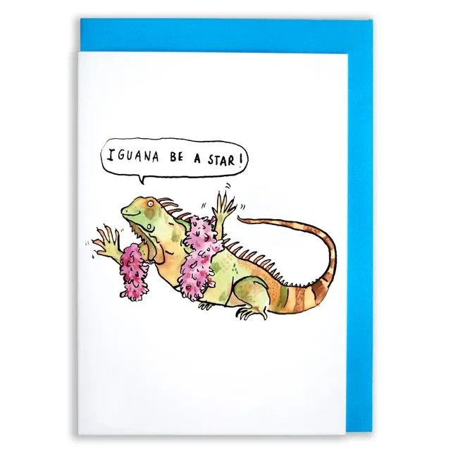 Iguana Be A Star - Pack of 6