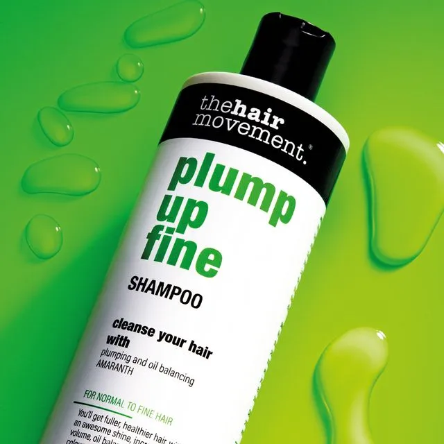 Plump Up Fine Shampoo (400ml recycled plastic bottle)