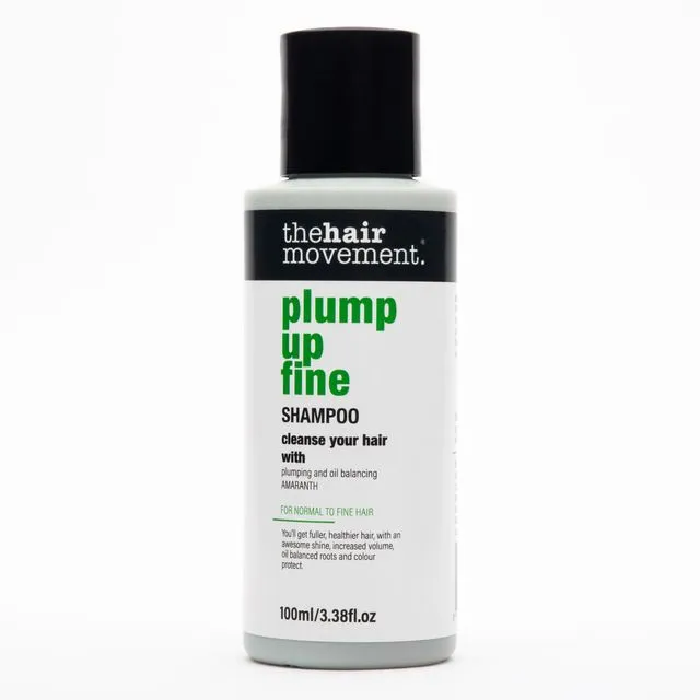 Plump Up Fine Shampoo (100ml recycled plastic bottle)