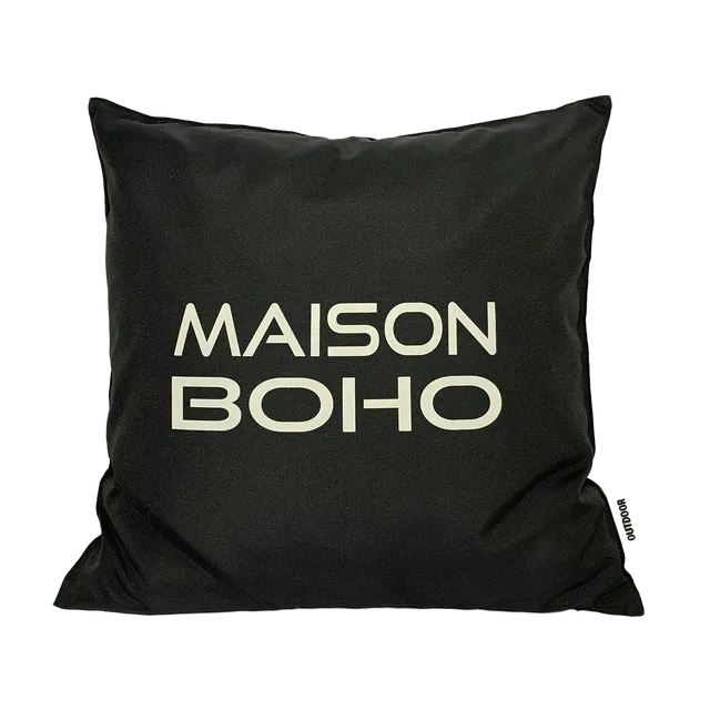 Maison Boho Outdoor Cushion Cover Cape Town Black