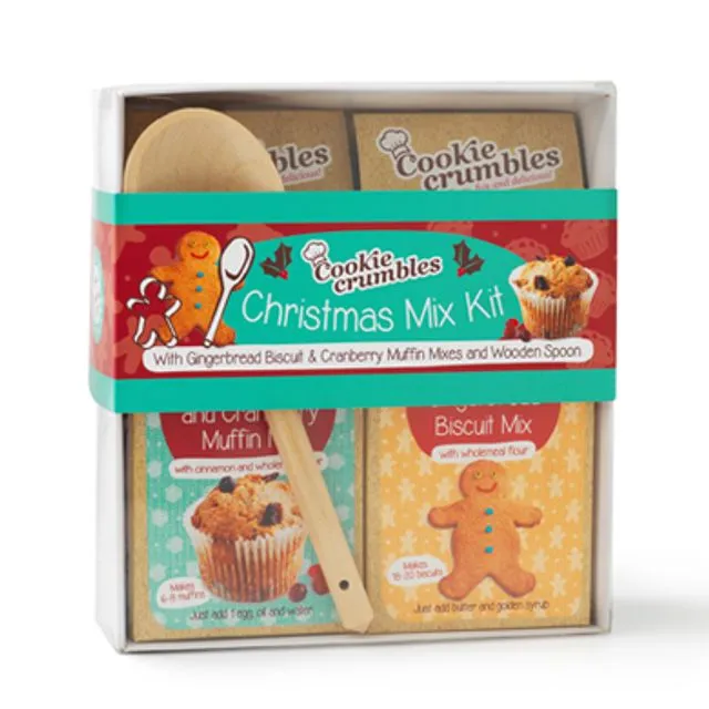 GINGERBREAD COOKIE AND CRANBERRY MUFFIN GIFT SET - PACK OF 4