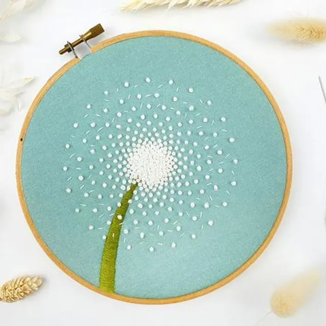 Dandelion Embroidery Craft DIY Kit