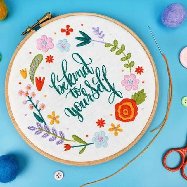 Be Kind To Yourself Embroidery Kit | DIY | Craft Kit