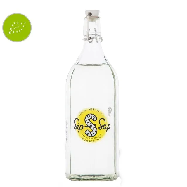 Sip Sap - Organic Birch Lemon Water 1L (Pack of 6)