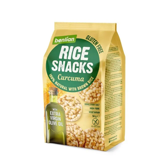 Rice Snacks Turmeric 50g (Pack of 14)