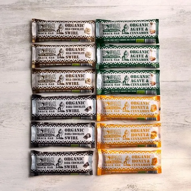 Plain Organic Agave Snack Bar - Pack of 12