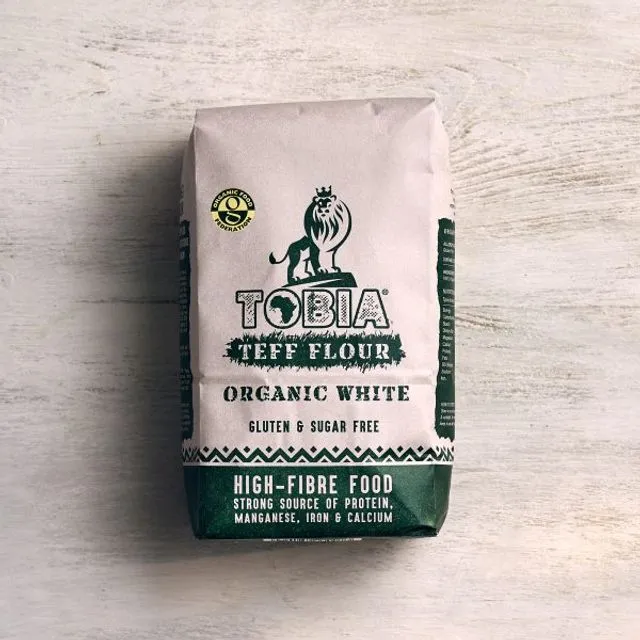 Tobia Organic White Teff Flour - 1Kg
