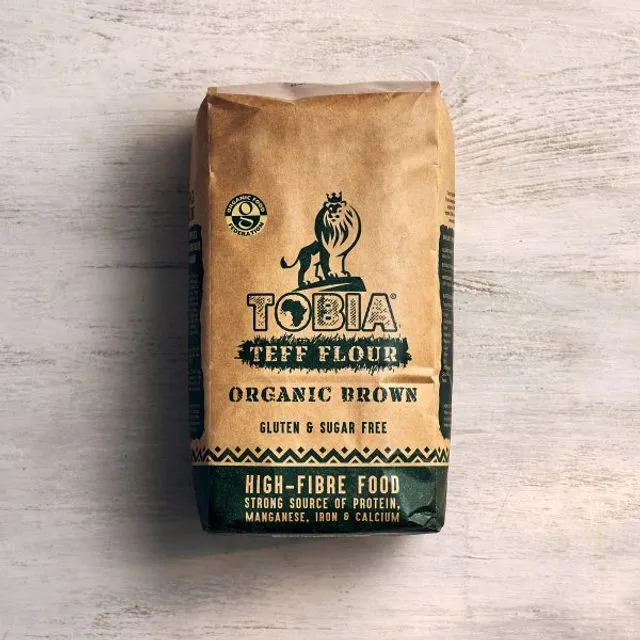 Tobia Organic Brown Teff Flour - 1Kg