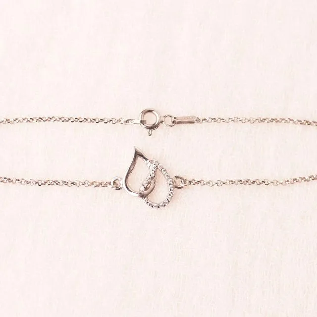 Maternal Jewelry: Zirconia Bracelet Silver