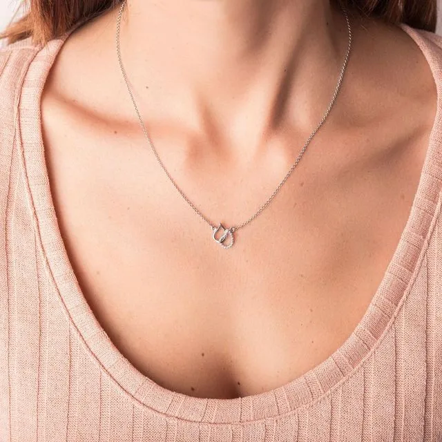 Maternal jewels: Necklace - Zirconia choker Silver