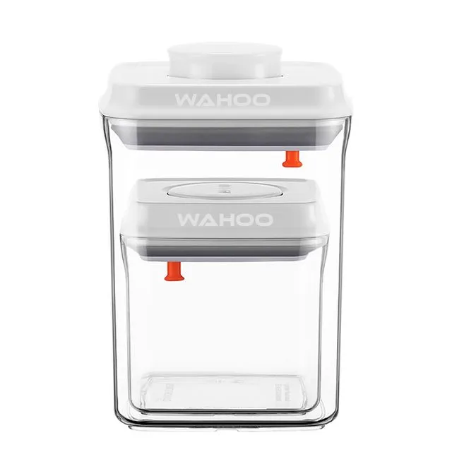 Airtight Food Storage Containers Set Of 2, 1 x 1500 ML + 500 ML