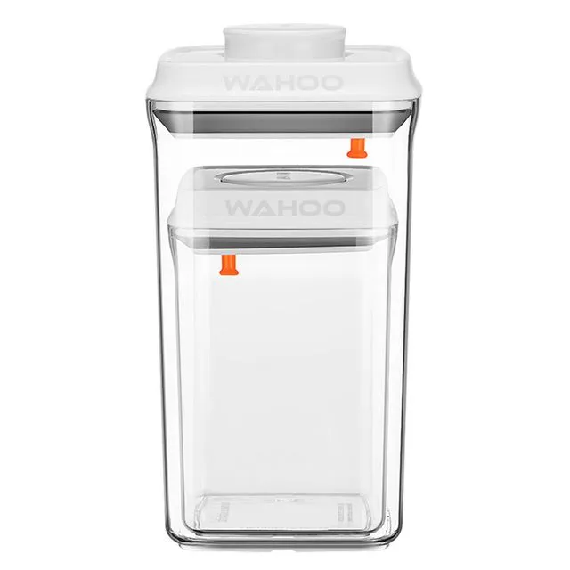 Airtight Food Storage Containers Set Of 2, 1 x 2500 ML + 900 ML