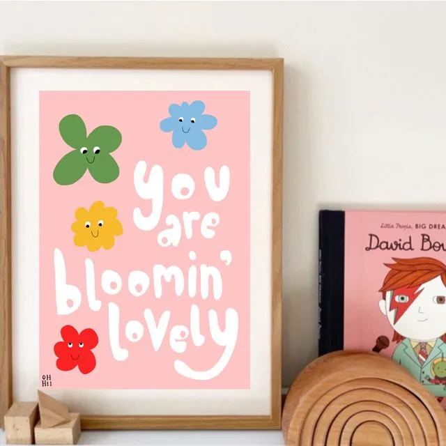 Bloomin Lovely Print - A3