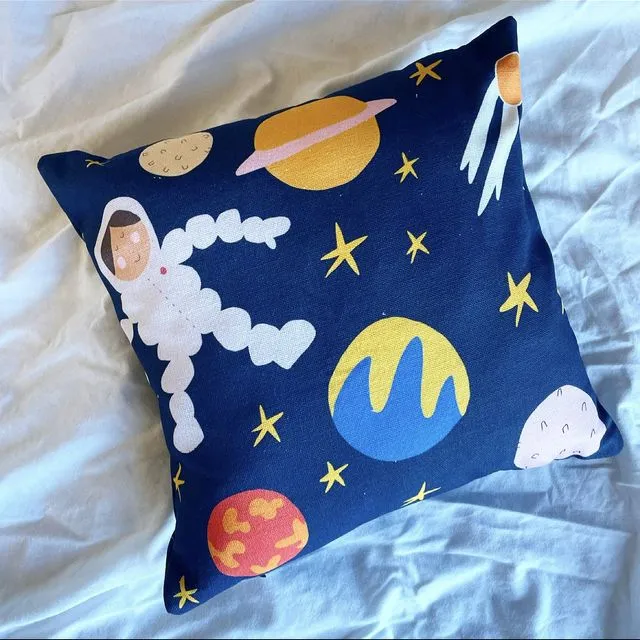Astronaut Organic Cotton Cushion - 12x12