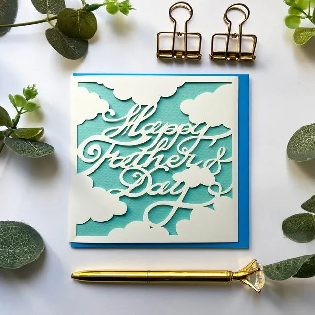 Happy Father's Day (Cloud design)