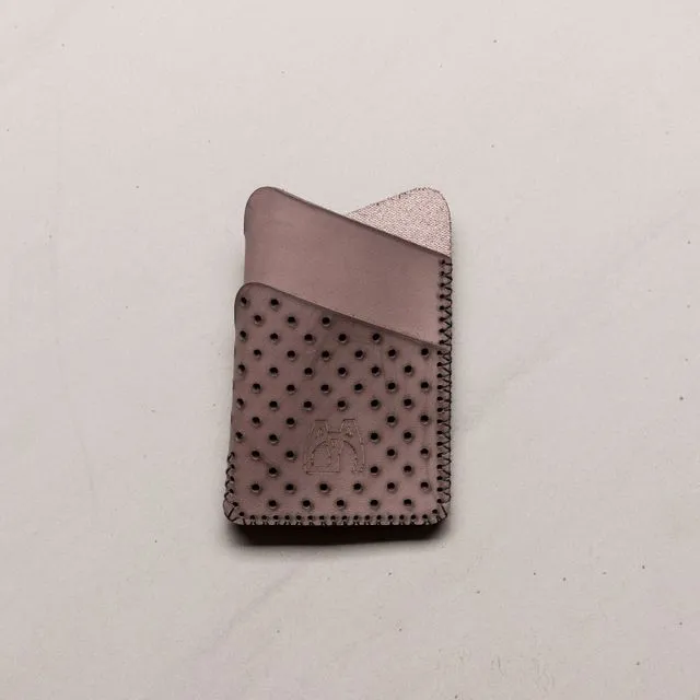 Card holder Perforated - Stone