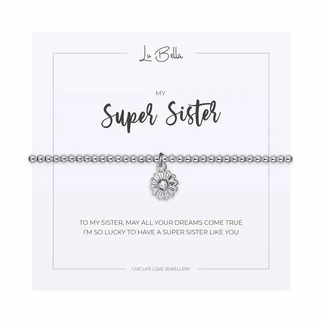 My Super Sister Sentiments Bracelet | Jewellery Gifts For Women