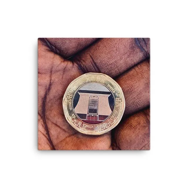 Photo Print Canvas - "Two Cedi Mint" | Wall, Photography, Picture, Home Decor, African Inspired Art, Ghana