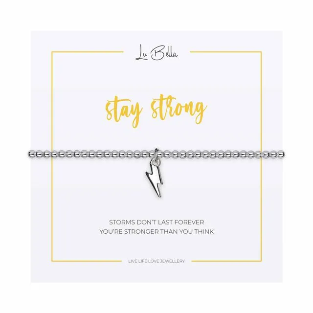 Stay Strong Sentiments Bracelet | Jewellery Gifts For Women