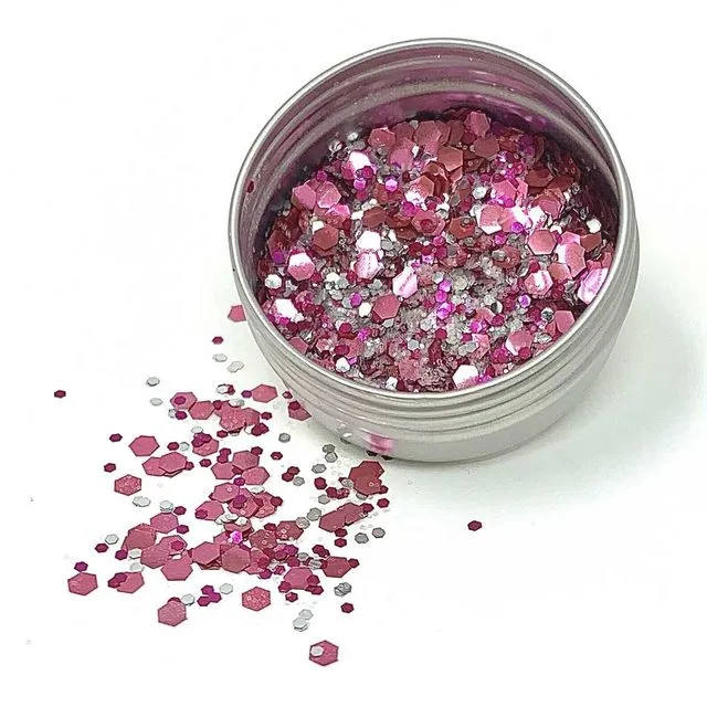 High Shine Range of Biodegradable Glitter - Pink Unicorn