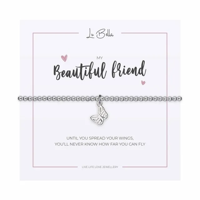 My Beautiful Friend Sentiments Bracelet | Jewellery Gifts For Women