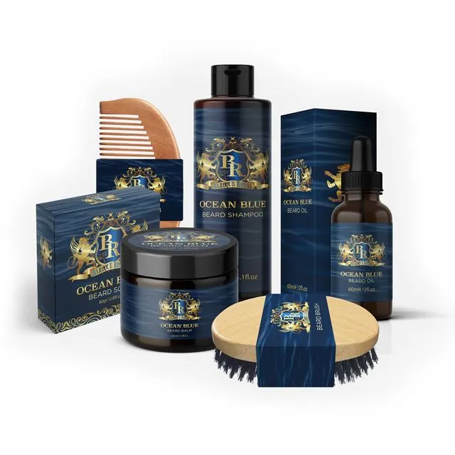 Ocean Blue Beard Oil Kit