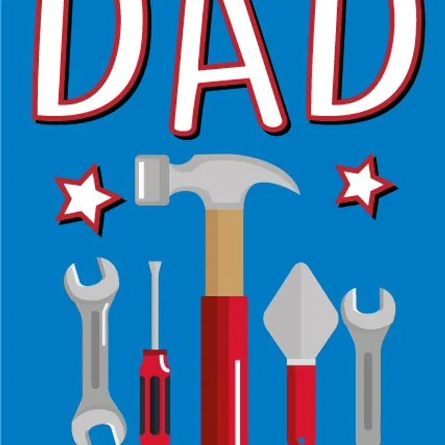 DAD - The Sharpest Tool In The Shed - Father's Day Card