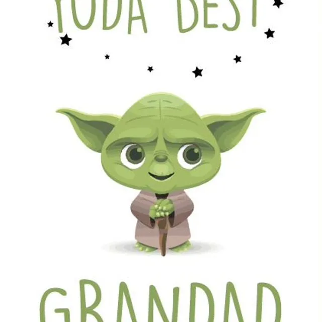 YODA BEST GRANDAD - Father's Day Card