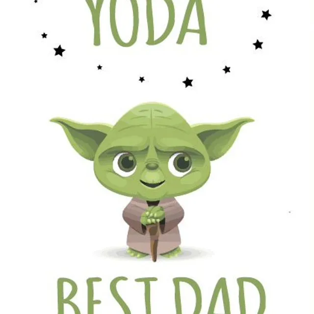 YODA BEST DAD - Father's Day Card