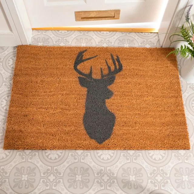 Country Home Stagshead Extra Large Grey Doormat