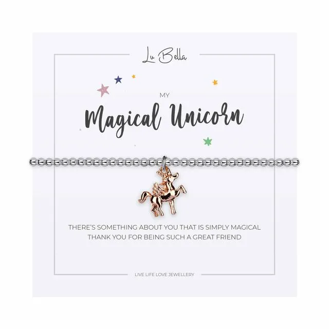 My Magical Unicorn Sentiments Bracelet | Jewellery Gifts For Women