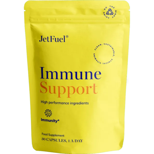 JetFuel Immune Support Vegan Filler-Free Supplements 30 Capsules Per Pack, 10 Pack