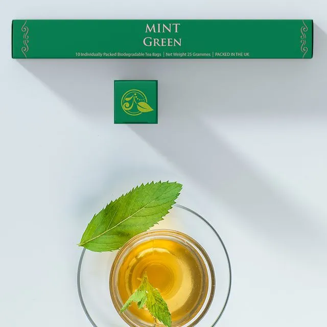 Mint Green Tea (10 Bags)