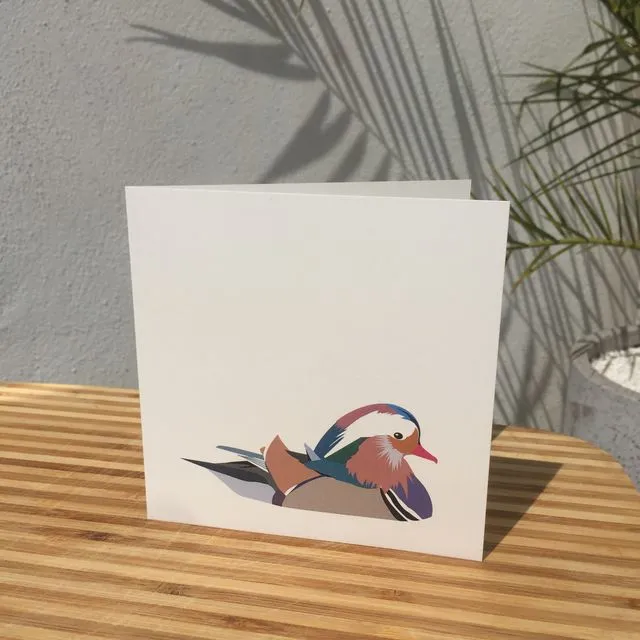 Mandarin Duck Card