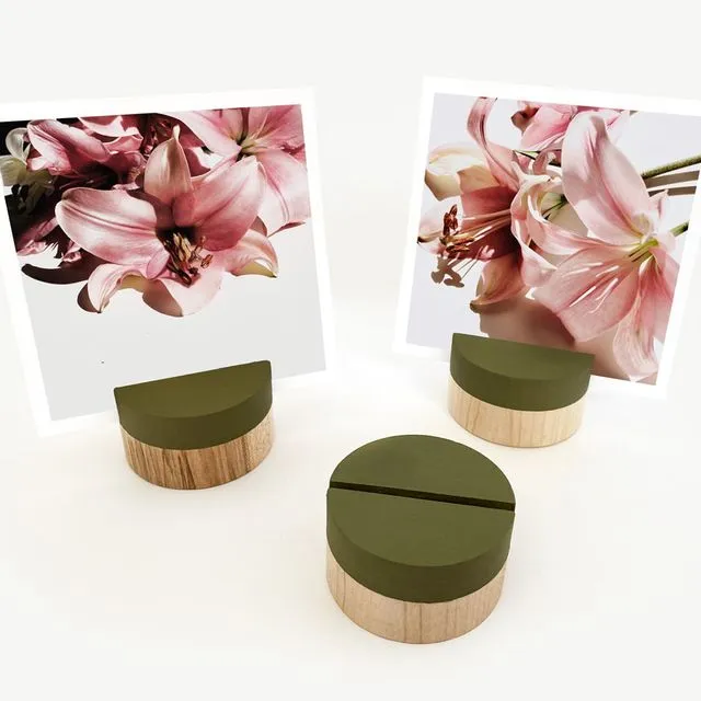 Olive Green Dipped Round Holder (Case of 10)