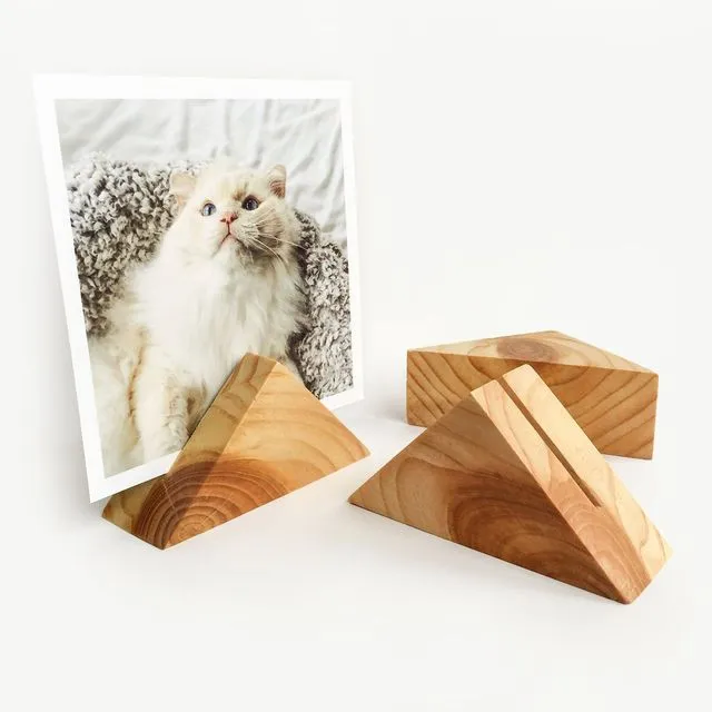 Triangle Wood Holder (Case of 10)