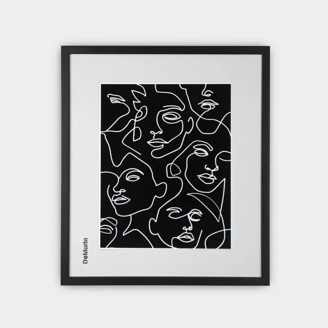 The Faces Wall Art