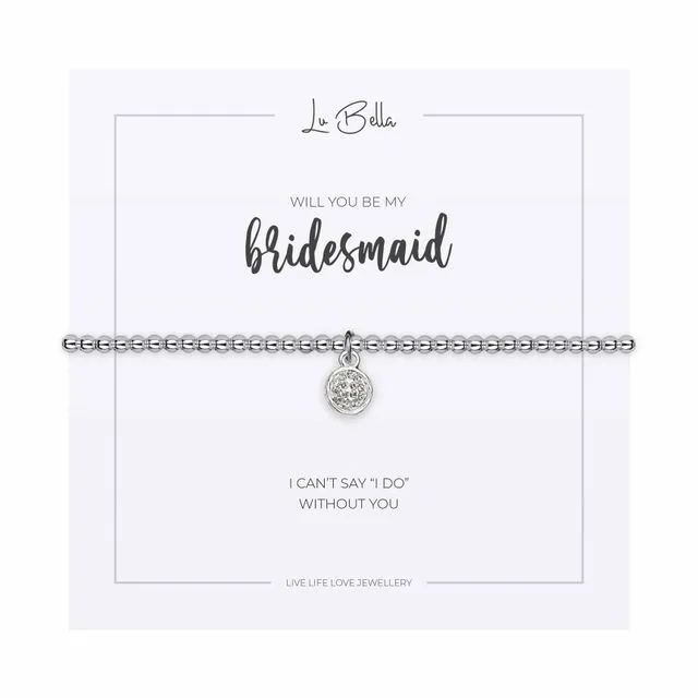 Will You Be My Bridesmaid Sentiments Bracelet | Jewellery Gifts For Women