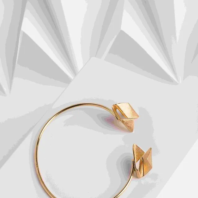 Gold Origama Bracelet