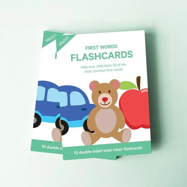 First Words Flashcards (Welsh)